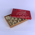 Custom high-grade luxury paper square packaging for chocolate